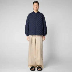Piumini Animal-Free^Save The Duck Piumino Animal-Free Donna Vesper Blu Navy