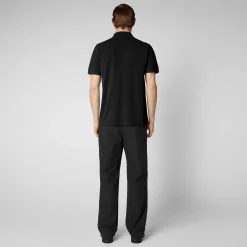 Magliette & Felpe^Save The Duck Polo Uomo Orio In Nero