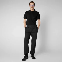 Magliette & Felpe^Save The Duck Polo Uomo Orio In Nero