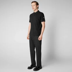 Magliette & Felpe^Save The Duck Polo Uomo Orio In Nero