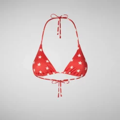 Costumi Da Bagno^Save The Duck Top Bikini A Triangolo Donna Xara Rosso