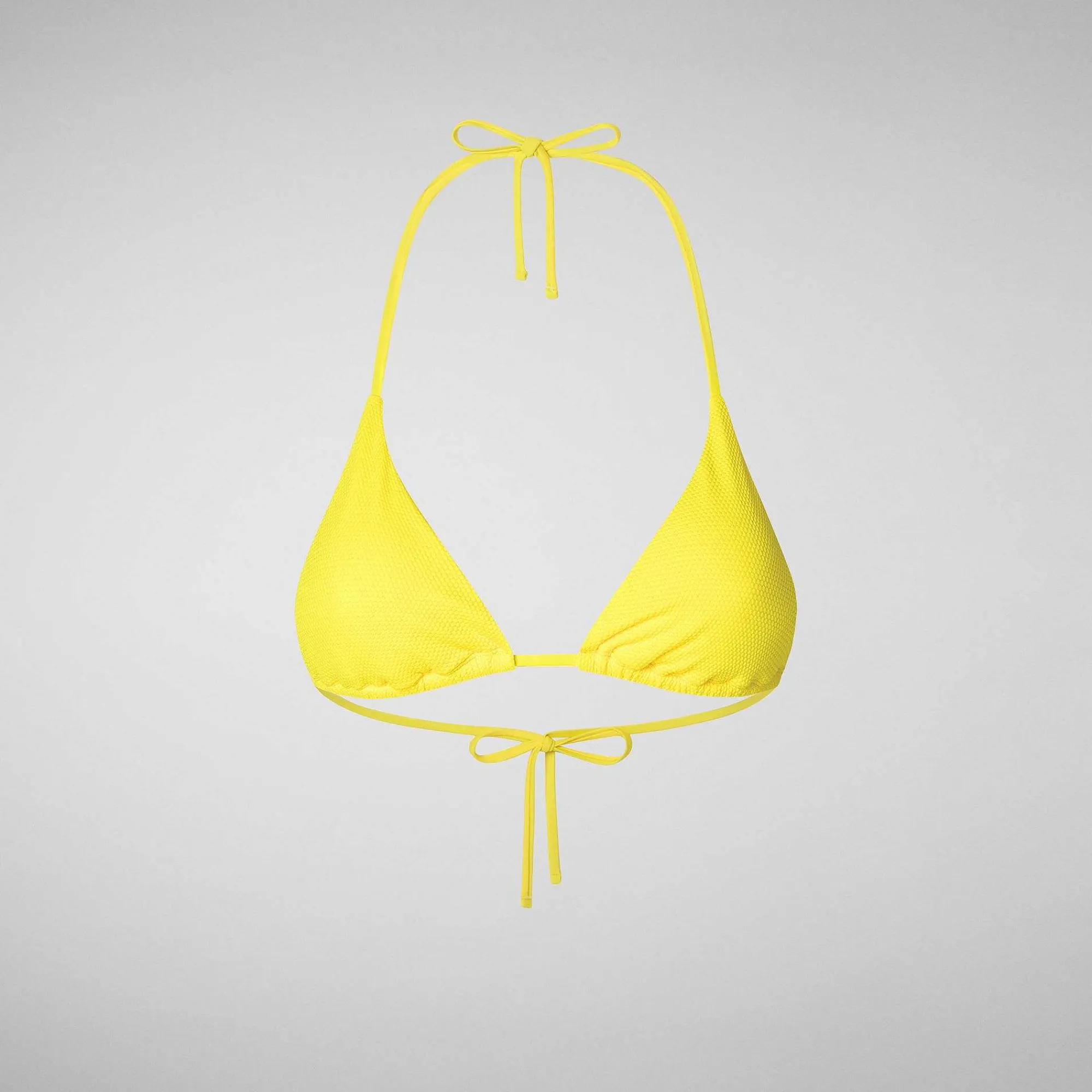Costumi Da Bagno^Save The Duck Top Bikini A Triangolo Riva In Giallo Sole