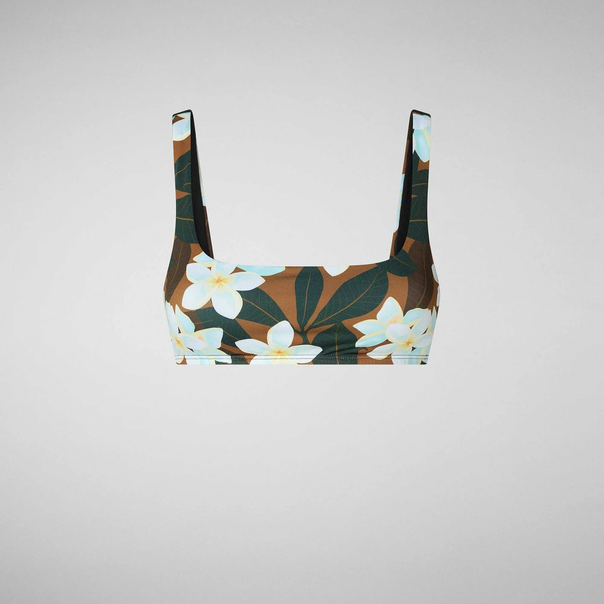 Costumi Da Bagno^Save The Duck Top Bikini Donna Uliana Marrone Frangipani