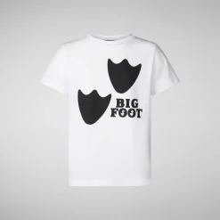T-Shirt & Felpe^Save The Duck T-Shirt Unisex Boone Bianco