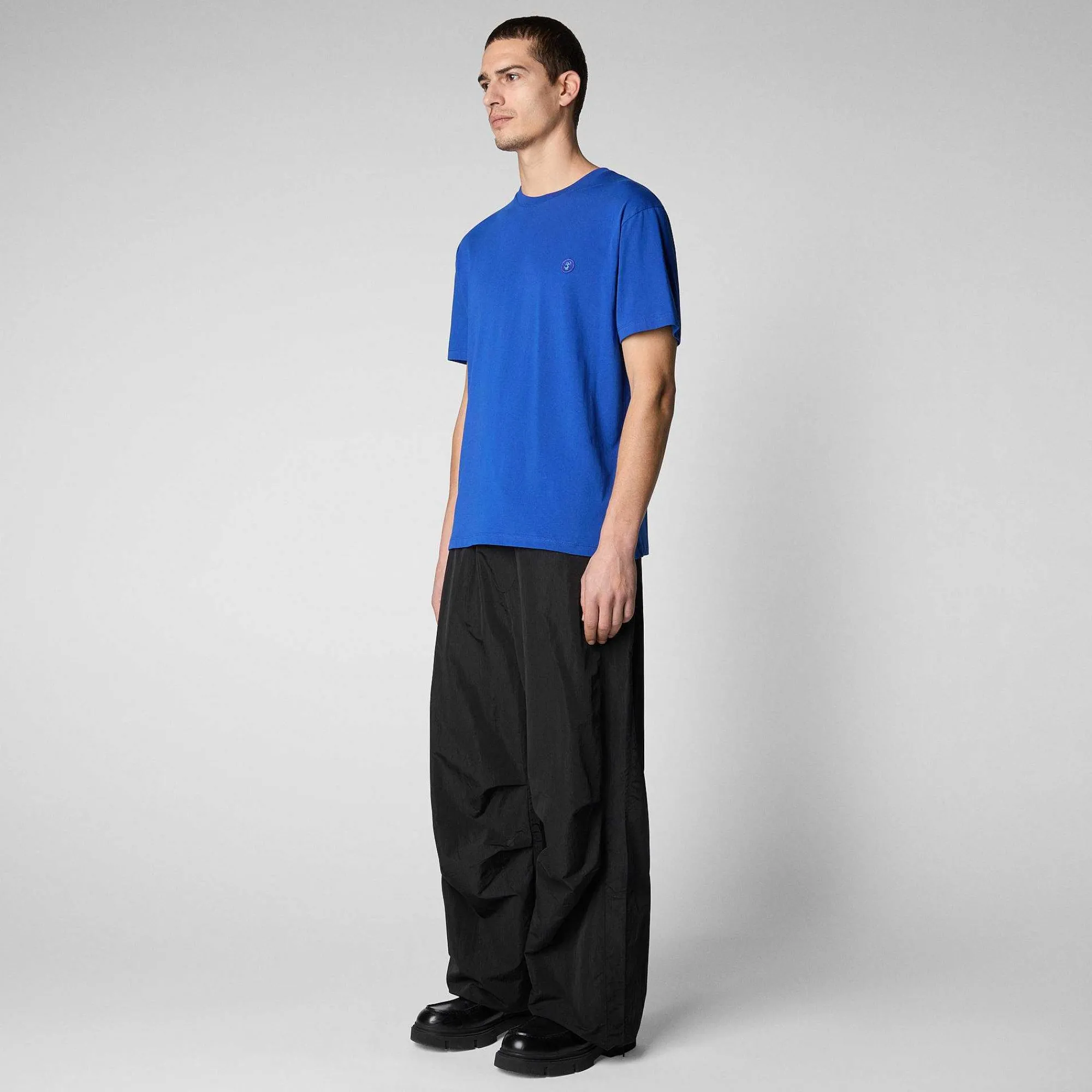 Magliette & Felpe^Save The Duck T-Shirt Uomo Adelmar Blu Elettrico