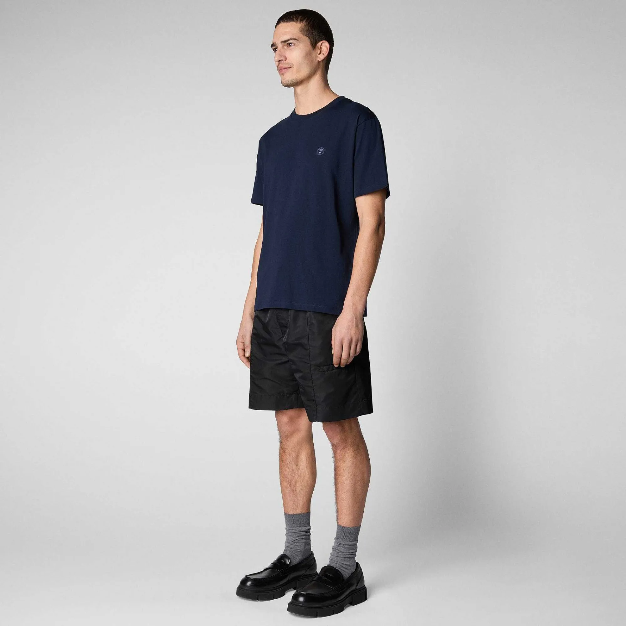 Magliette & Felpe^Save The Duck T-Shirt Uomo Adelmar Blu Navy