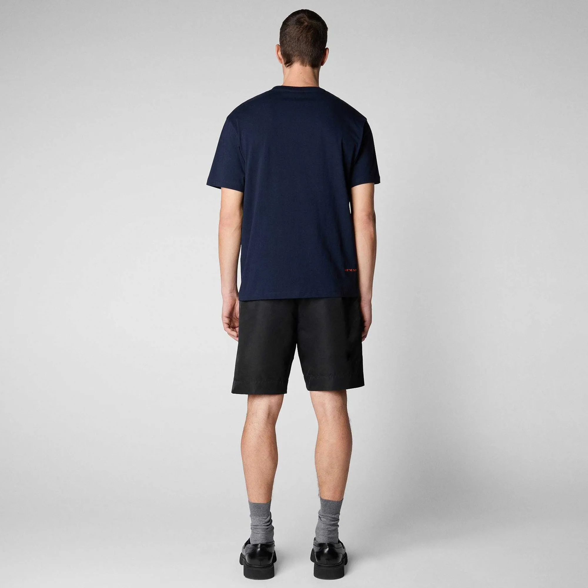 Magliette & Felpe^Save The Duck T-Shirt Uomo Adelmar Blu Navy