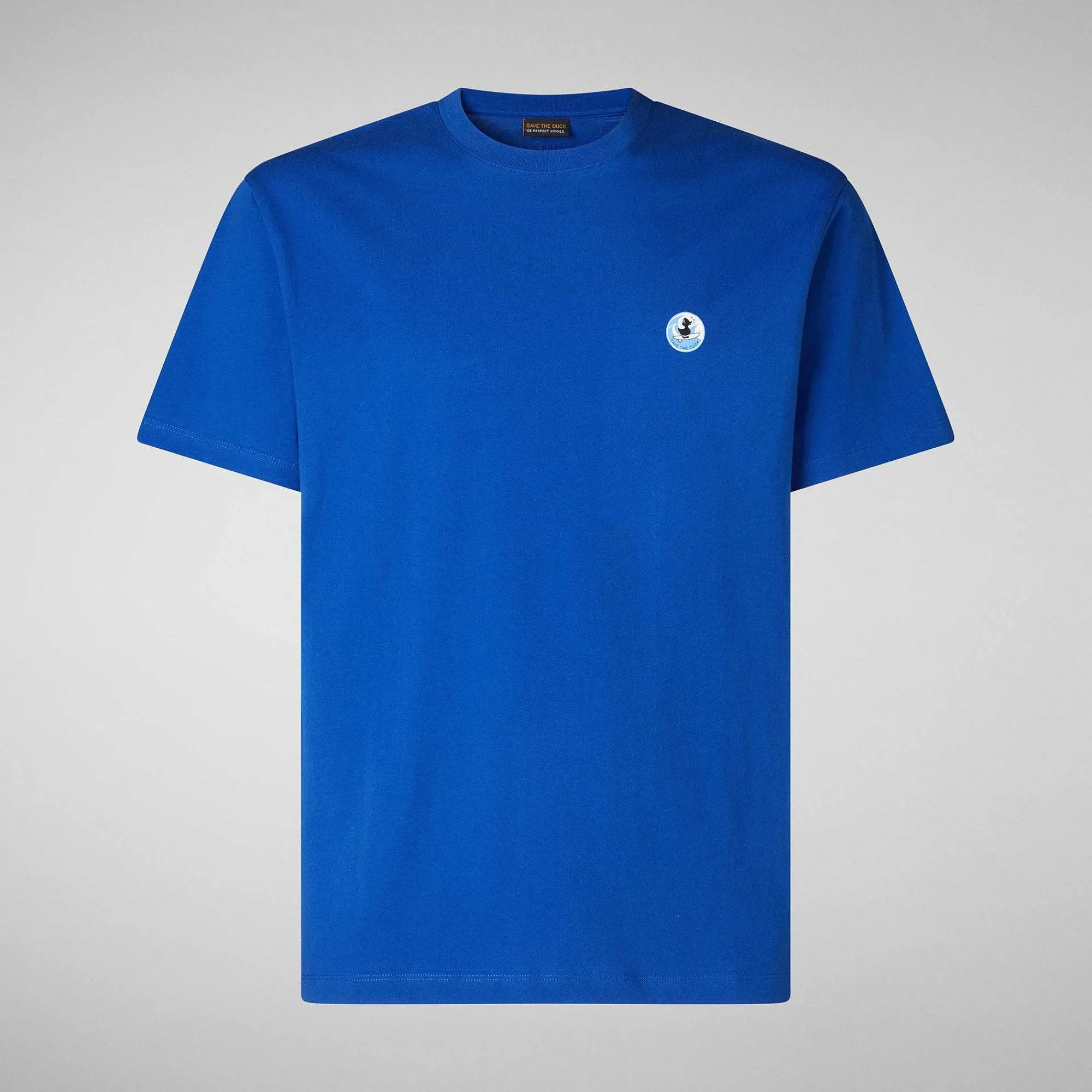 Magliette & Felpe^Save The Duck T-Shirt Uomo Caius Blu Elettrico