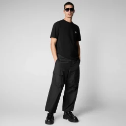 Magliette & Felpe^Save The Duck T-Shirt Uomo Caius Nero
