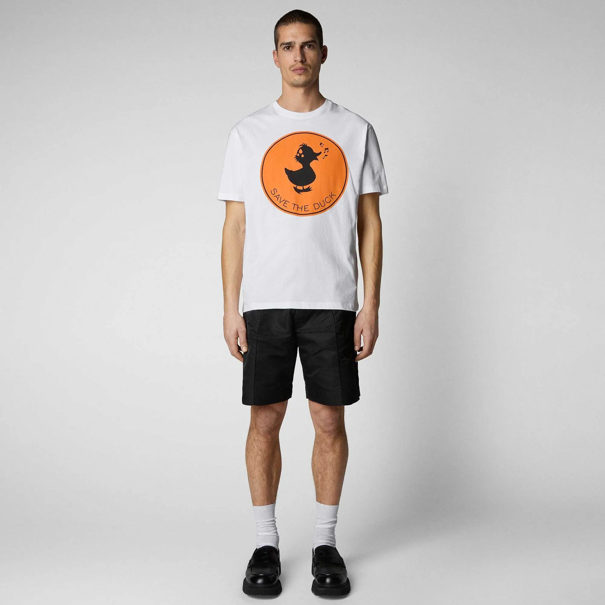 Magliette & Felpe^Save The Duck T-Shirt Uomo Sabik Bianco