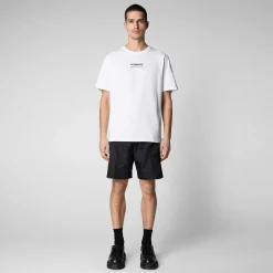 Magliette & Felpe^Save The Duck T-Shirt Uomo Udo Bianco