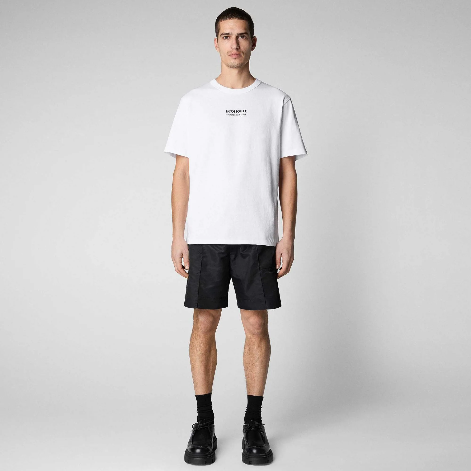 Magliette & Felpe^Save The Duck T-Shirt Uomo Udo Bianco