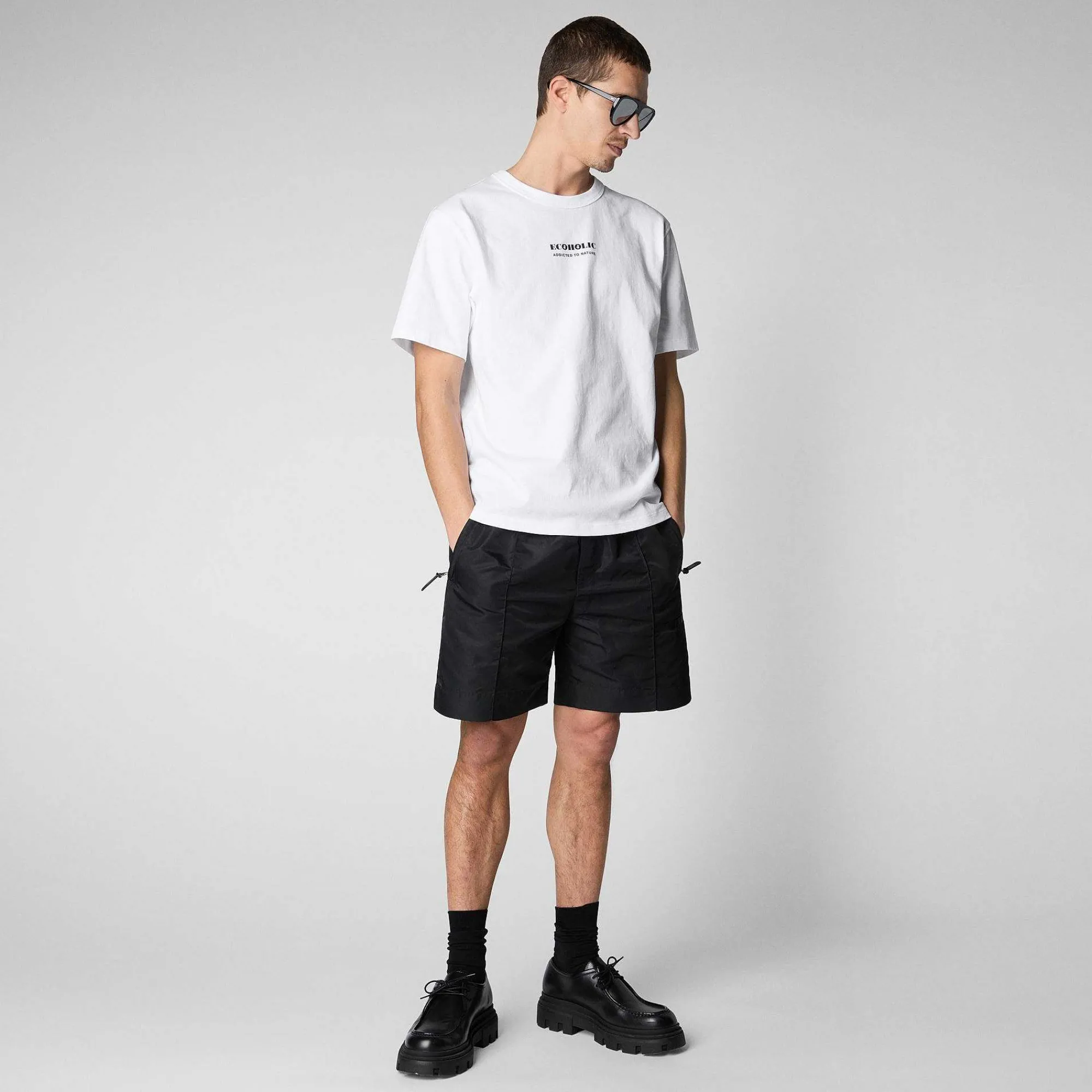 Magliette & Felpe^Save The Duck T-Shirt Uomo Udo Bianco