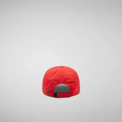 Accessori^Save The Duck Unisex Baseball Cap Cleber In Rosso Fuoco