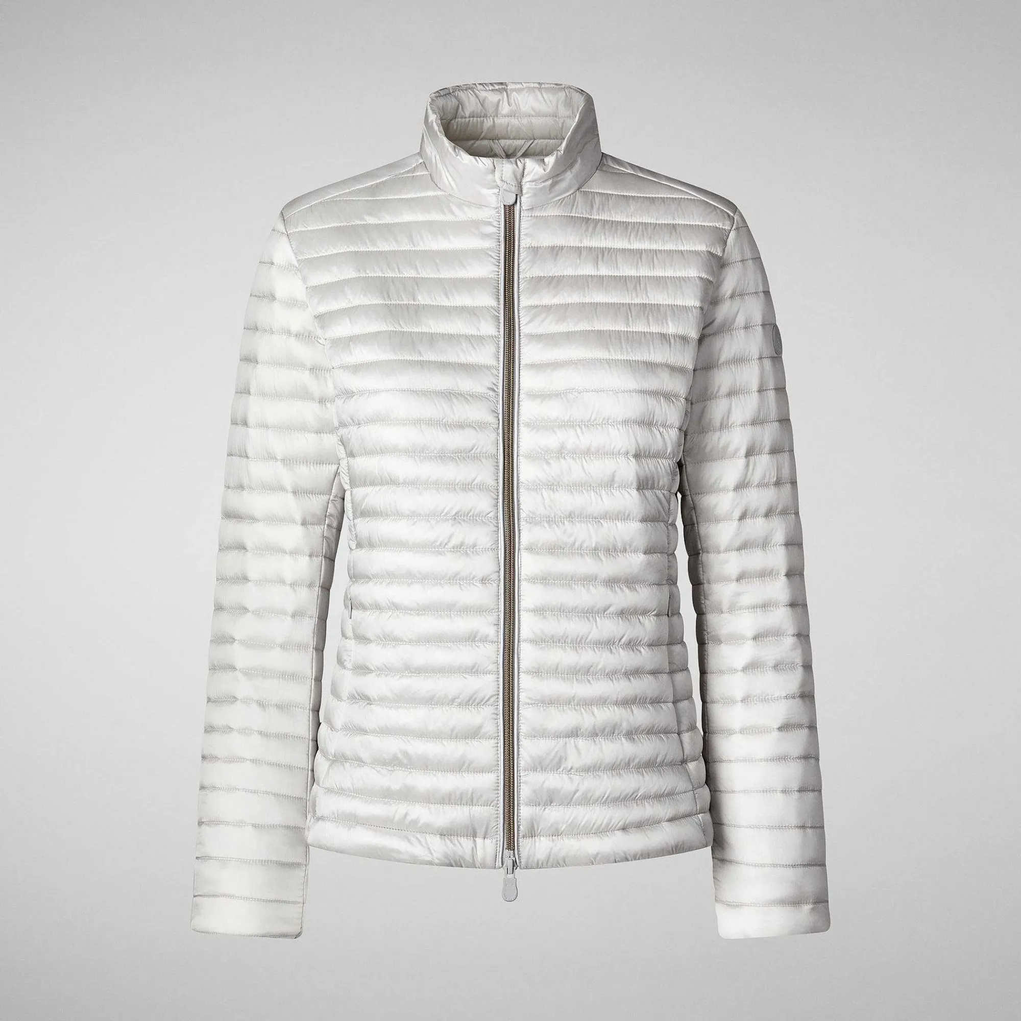 Piumini Animal-Free^Save The Duck Woman'S Animal Puffer Andreina Grigio Nebbia